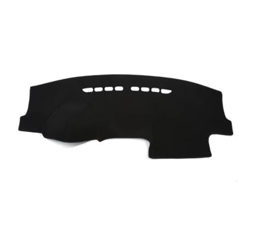 SQOFJDF Auto-Armaturenbrett-Abdeckung Für VW Für Golf 6 2009-2013 Innenausstattung Armaturenbrett-Abdeckung Matte Pad Dashmat Sonnenschutz Teppich Kissen Dashboard Matte(Black(Black Edge) LHD) von SQOFJDF
