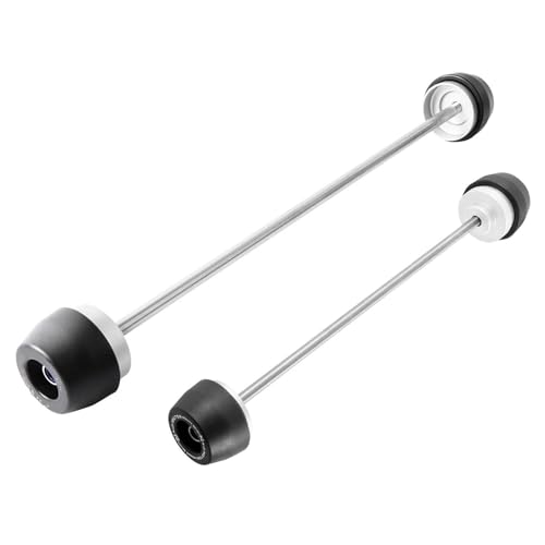 SQOFJDF Crash Slider Protector Motorrad Zubehör Vorne Hinterrad Achse Gabel Crash Slider Für MT-09 SP Für MT09 Für XSR900 Für XSR 900 Fallen Schutz Motorrad Schutzblock(Front Rear) von SQOFJDF