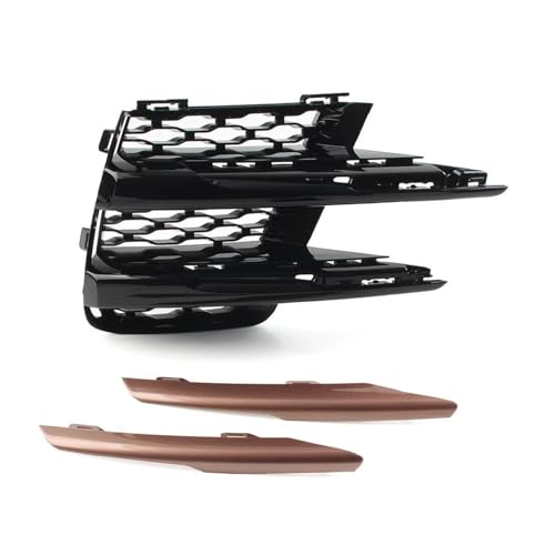 SQOFJDF Kühlergrill 1 Stück Auto Frontstoßstange Nebelscheinwerfer Kühlergrill Abdeckung Links/Rechts für Land für Rover für Range für Rover für Velar 2017-2022 Gitter(1Pcs Right) von SQOFJDF
