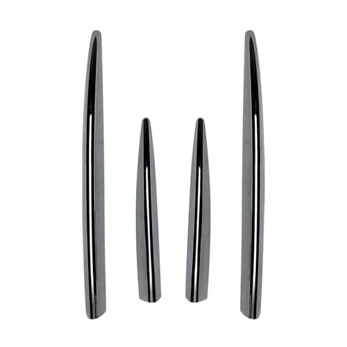 SQOFJDF Kühlergrill 4 PCS Auto Front Stoßstange Nebel Licht Kühlergrill Dekoration Streifen Trim Für Mercedes Für Benz CLE Coupe C236 2024 + Gitter(Chrome) von SQOFJDF