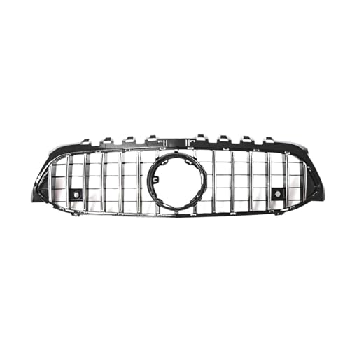 SQOFJDF Kühlergrill Für Mercedes Für Benz A-Klasse W177 2019-2022 A200 A220 A250 A35 Für AMG Kühlergrill Schwarz GTR Frontstoßstangengrill Gitter(C Silver) von SQOFJDF