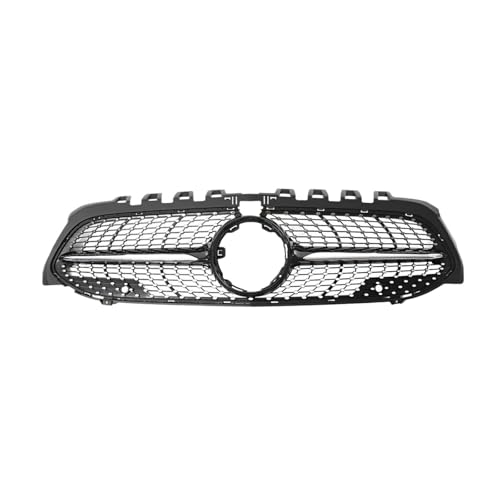 SQOFJDF Kühlergrill Für Mercedes Für Benz A-Klasse W177 2019-2022 A200 A220 A250 A35 Für AMG Kühlergrill Schwarz GTR Frontstoßstangengrill Gitter(D Black) von SQOFJDF