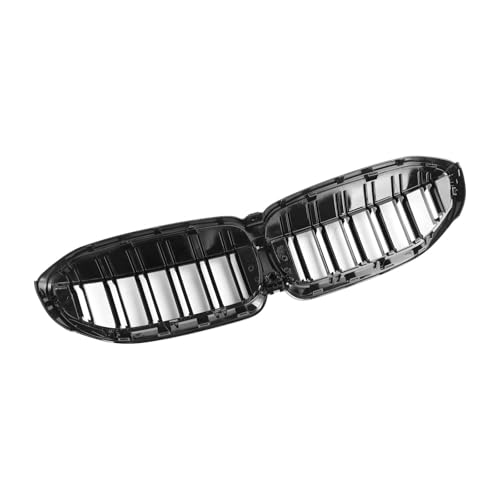 SQOFJDF Kühlergrill Schwarzer Dual-Lamellen-Nierengrill 51138072085 für 3er-Serie G20 2019 2020 2021 2022 Gitter von SQOFJDF