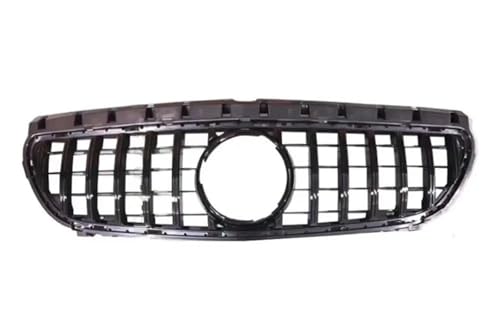 Auto Stoßstangengrill Facelift Frontstoßstangengrill, Racing-Grillverkleidung für Mercedes für Benz B-Klasse W246 2012–2019, oberes Mesh-Mittel-Styling Nieren Doppel Bar Front Grille(15-19 Black) von SQOFJGIGN