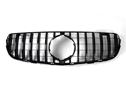 Auto Stoßstangengrill Frontstoßstange Grill Einlass Mesh Grill Für Mercedes Für Benz C253 X253 Für GLC Für Coupe 2015 2016 2017 2018 2019 teil Styling Nieren Doppel Bar Front Grille(Schwarz) von SQOFJGIGN