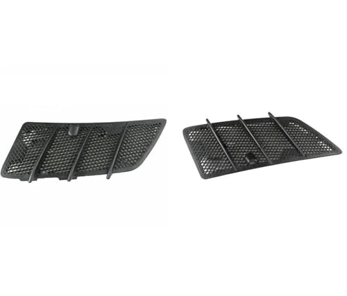 Frontstoßstangengitter Front Motorhaube Air Vent Grille Für Benz Für W164 ML GL Klasse 2008-2011 Für GL350 ML500 Seite Motorhaube Outlet Abdeckung Grill Trim Auto Kühlergrill(2 x Left-Right) von SQOFJGIGN