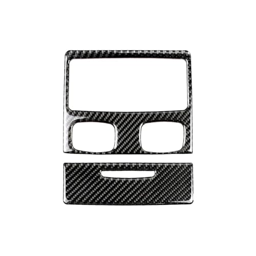 SQOFJGIGN Auto Aufkleber 2 STÜCKE Carbon Fiber Hinten Klimaanlage Outlet Panel Rahmen Abdeckung Trim Für 3 Serie E90 E92 E93 2005-2012 Auto Aufkleber(A) von SQOFJGIGN