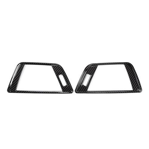 SQOFJGIGN Auto Aufkleber 2 Stücke Auto Seite Klimaanlage Vent Abdeckung Trim Rahmen Aufkleber Für 3 Serie F30 2013 2014 2015 2016-2018(Schwarz) von SQOFJGIGN