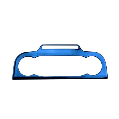 SQOFJGIGN Auto Aufkleber Auto Zentrale Steuerung AC Panel Rahmen Abdeckung Trim für Ford für Focus 4 MK4 2019 2020-2023 Klimaanlage knob Schalter(Steel Blue) von SQOFJGIGN
