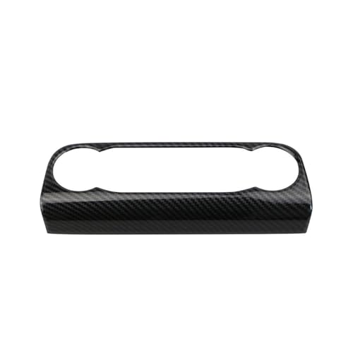 SQOFJGIGN Auto Aufkleber Auto Zentrale Steuerung AC Panel Rahmen Abdeckung Trim für Ford für Focus 4 MK4 2019 2020-2023 Klimaanlage knob Schalter(Upgrade Black) von SQOFJGIGN