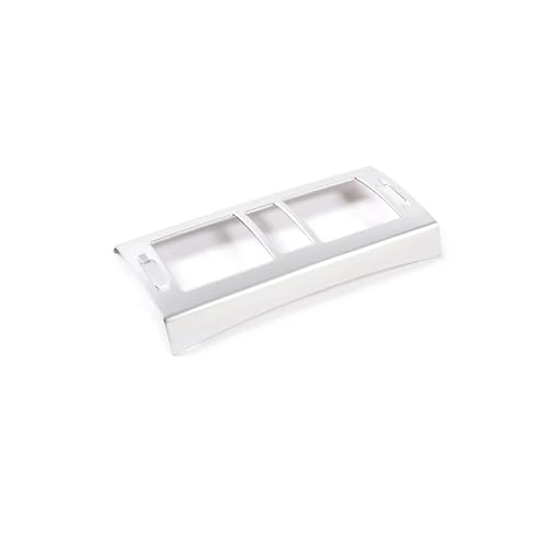 SQOFJGIGN Auto Aufkleber Für Mercedes Für Benz GLK X204 2008-2012 Auto ABS Center Console Klimaanlage Vent Outlet Abdeckung Rahmen Aufkleber(Silber) von SQOFJGIGN