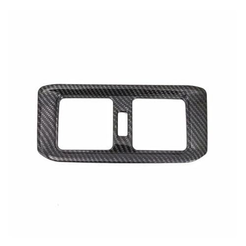 SQOFJGIGN Auto Aufkleber Für Toyota Für RAV4 RAV 4 2019-2022 XA50 ABS Auto Hinten Klimaanlage Vent Outlet Rahmen Abdeckung Trim Aufkleber(Kohlefaser) von SQOFJGIGN