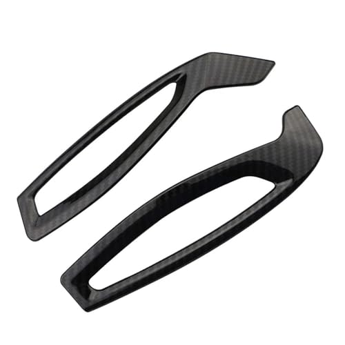 SQOFJGIGN Auto Aufkleber Innen Auto Klimaanlage Vent Outlet Abdeckung Trim Aufkleber für Toyota für C-HR für CHR 2016-2022(Carbon Fiber RHD) von SQOFJGIGN