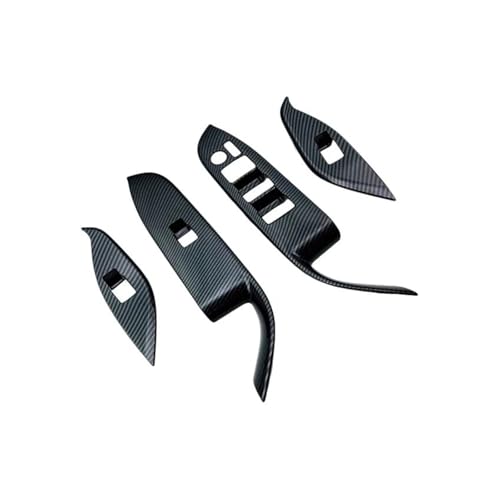 SQOFJGIGN Auto Aufkleber Innentür Armlehne Panel Fenster Glas Lift-Taste Schalter Abdeckung Trim Für Toyota Für Noah Für Voxy 90 Serie 22 Teile(Wood Grain) von SQOFJGIGN