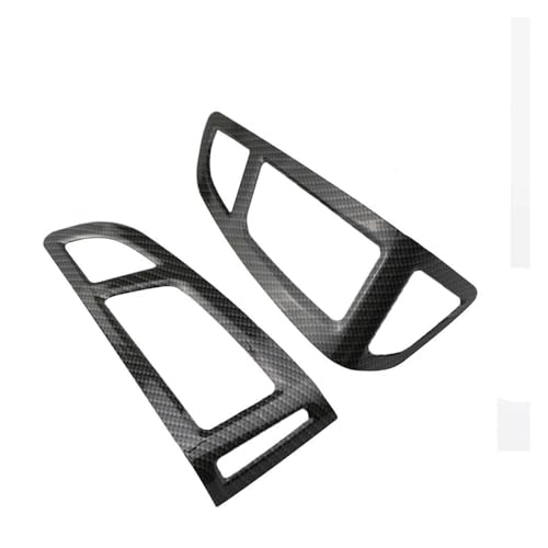 SQOFJGIGN Auto Aufkleber LHD für Ford für Focus 3 MK3 2015-2018 Auto Klimaanlage Vent Outlet Panel Abdeckung Aufkleber AC Vents Trim ABS(Kohlenschwarz) von SQOFJGIGN