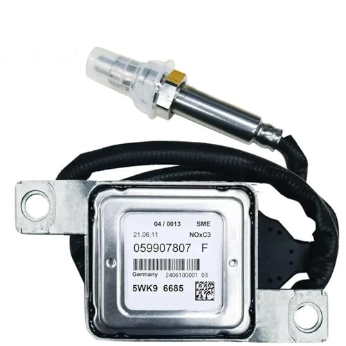 SQOFJGIGN Autos Stickstoff Sauerstoffsensor 059907807F 5WK96685 Downstream Nox Sensor Für VW Für Touareg Für TDI 3,0 L-4,6 L 2009-2014 059907807G 5WK9 6685A Sauerstoff Sensor(059907807F) von SQOFJGIGN