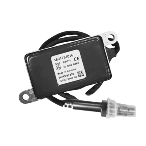SQOFJGIGN Autos Stickstoff Sauerstoffsensor 5801754015 für IVECO für Stralis für Trakke für Eurocargo NOx Sensor Stickstoff Sauerstoff Sensor 24V 5WK9 6733 5WK96733B 5WK96733A Sauerstoff Sensor von SQOFJGIGN