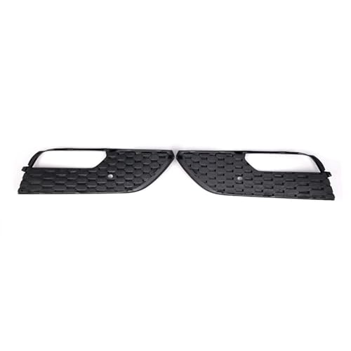 SQOFJGIGN Frontstoßstangengitter 2PCS Glanz Schwarz Nebel Licht Lünette Grill Ersatz FÜR A3 2012-2016 Front Stoßstange Nebel Licht Kühlergrill Abdeckung 8V3807681 8V3807682 Auto Kühlergrill von SQOFJGIGN