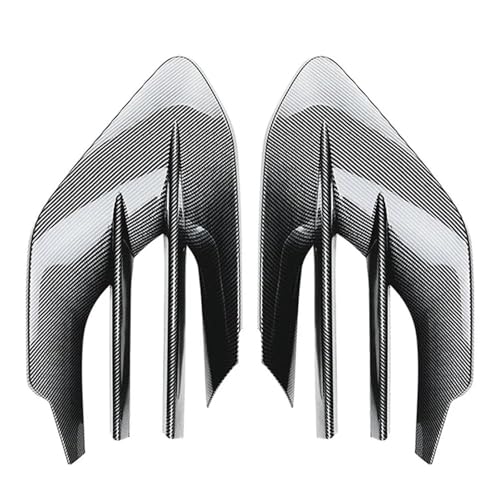 SQOFJGIGN Frontstoßstangengitter 2X Auto Nebel Licht Grill Air Vent Abdeckung Für Mercedes Für Benz Für GLE Klasse W167 C167 GLE450 GLE53 Für AMG 2024 + Auto Kühlergrill(Kohlenstoff-Look) von SQOFJGIGN