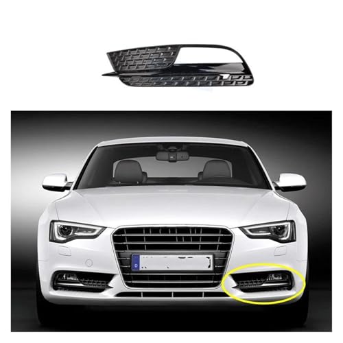 SQOFJGIGN Frontstoßstangengitter Auto Front Stoßstange Nebel Licht Lampe Kühlergrill Grill Abdeckung Für A5 2012 2013 2014 2015 2016 Auto Styling Werkzeuge Auto Kühlergrill(Links) von SQOFJGIGN