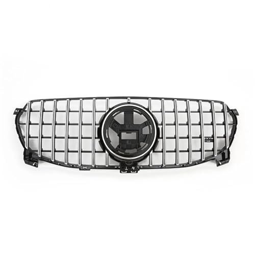 SQOFJGIGN Frontstoßstangengitter Für Benz Für W167 GLE 350 450 2020-2023 GT StyleRacing Grill Perfect Match Upgrade Front Hood Grille Racing Grill Kit Trim Auto Kühlergrill(Silber) von SQOFJGIGN