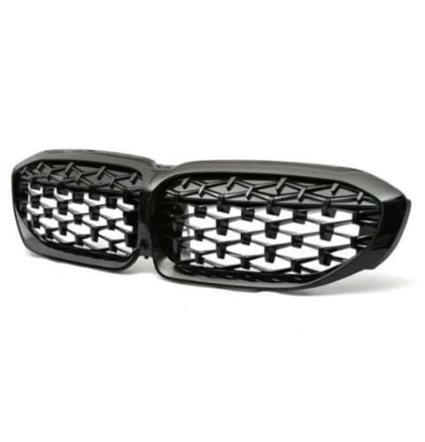 SQOFJGIGN Frontstoßstangengitter Für G20 3-Serie G20 G21 G28 2019-2022 Front Stoßstange Haube Nieren Grill Racing Gitter Schwarz Diamant Meteor Stil Auto Kühlergrill von SQOFJGIGN