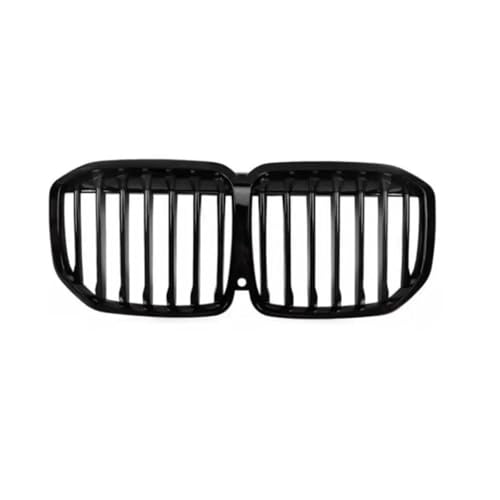 SQOFJGIGN Frontstoßstangengitter Für X7 G07 LCI 2023 + ABS Niere Grille Front Grills Stoßstange Lip Auto Styling Auto Kühlergrill(Glänzend schwarz) von SQOFJGIGN