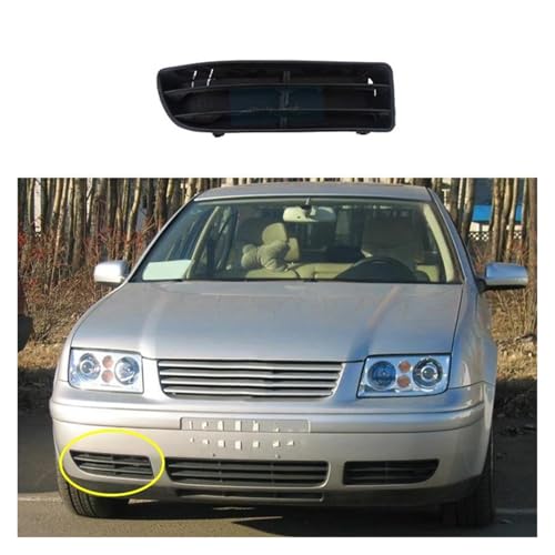 SQOFJGIGN Frontstoßstangengitter Unterer Grill Verschleißfest Kratzfest Stoßstangen-Seitengrill-Abdeckung Für VW Für Jetta Für Bora Für MK4 2002–2005 Auto Kühlergrill(rechts) von SQOFJGIGN