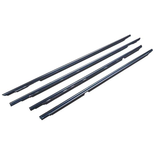 SQOFJGIGN Heckscheibendichtung 4 STÜCKE Autotür Fenster Glas Fensterdichtung Formleiste Für Toyota Für Land Für Cruiser LC80 FZJ80 LX450 1990-1998 Kantenschutz Autotür(Chrome) von SQOFJGIGN