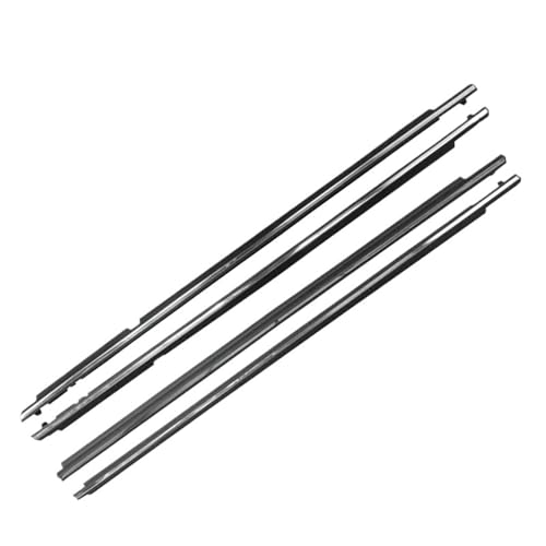 SQOFJGIGN Heckscheibendichtung 4 Stücke Auto Fenster Glas Versiegelt Streifen Seite Fenster Wheatherstrip Für Toyota Für Corolla 2008-2019 Kantenschutz Autotür(Chrome 2008-2013) von SQOFJGIGN