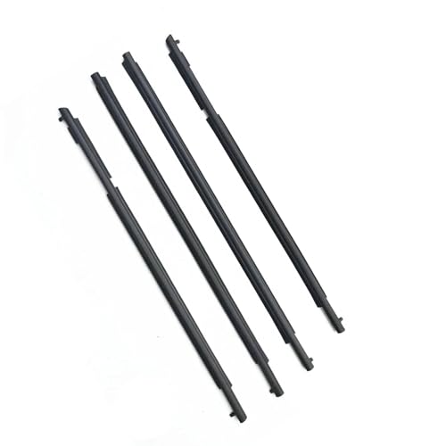 SQOFJGIGN Heckscheibendichtung 4 Stücke Auto Fenster Glas Weatherstrips Fenster Dichtung Moulding Trim Für Toyota Für Prado 2010-2018 Kantenschutz Autotür von SQOFJGIGN