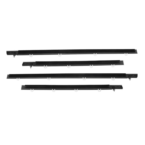 SQOFJGIGN Heckscheibendichtung Für Spirior Für Accord Für Acura TSX 2009-2014 4 STÜCKE Auto Äußere Gummi Dichtungsstreifen Fensterdichtung Wasserdichter Streifen Kantenschutz Autotür von SQOFJGIGN