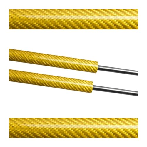 SQOFJGIGN Hood Struts Haube Streben Kit Für Hyundai Staria US4 2022-2025 Front Motorhaube Ändern Schocks Dämpfer Lift Unterstützt Prop Stangen Gas Frühling(Yellow Carbon Fiber) von SQOFJGIGN