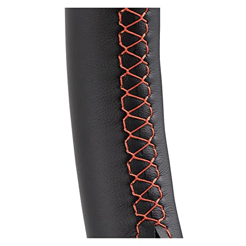 SQOFJGIGN Lenkradabdeckung DIY Anpassen Flechtabdeckung Für Lenkrad Für Benz Für W203 Für C-Klasse 2001–2007 Lenkradgeflecht Lenkradbezug(Orange line) von SQOFJGIGN