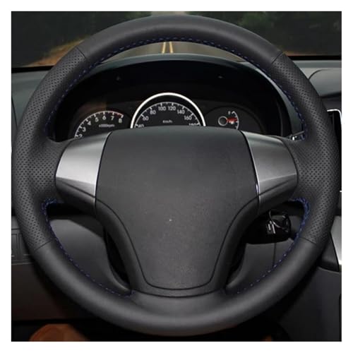 SQOFJGIGN Lenkradschoner Auto Lenkrad Braid Abdeckung Für Hyundai Für Elantra 2008 2009 2010 Auto Innen Zubehör Lenkung Wrap Auto Lenkradbezug(Orange Thread) von SQOFJGIGN
