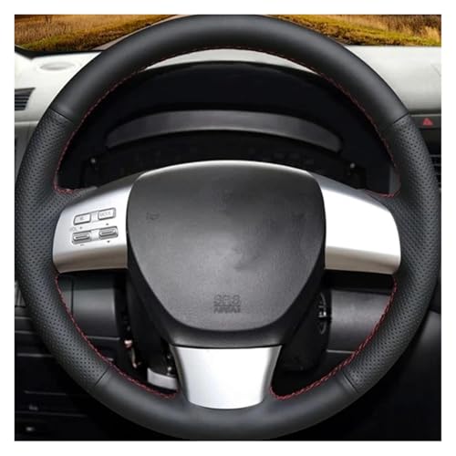 SQOFJGIGN Lenkradschoner Auto Lenkrad Braid Abdeckung Für Mazda 8 2011-2015 CX-9 CX9 2007 2008 Lenkung Wrap Auto Lenkradbezug(White Thread) von SQOFJGIGN