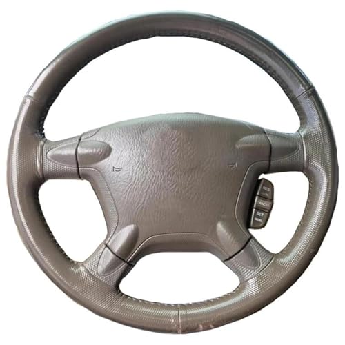 SQOFJGIGN Lenkradschoner Für CR-V Für CRV 2002 2003 2004 2005 2006 DIY Auto Lenkradbezug Auto Kunstleder Lenkwickel Auto Lenkradbezug(Grey) von SQOFJGIGN