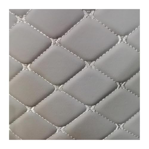 SQOFJGIGN Rutschmatte 6 Sitz Durable Custom Leder Auto Kofferraum Matte Für VW Für Multivan T7 2022-2025 Auto Teppich Zubehör Innen Teile Schutzmatte(Grau) von SQOFJGIGN