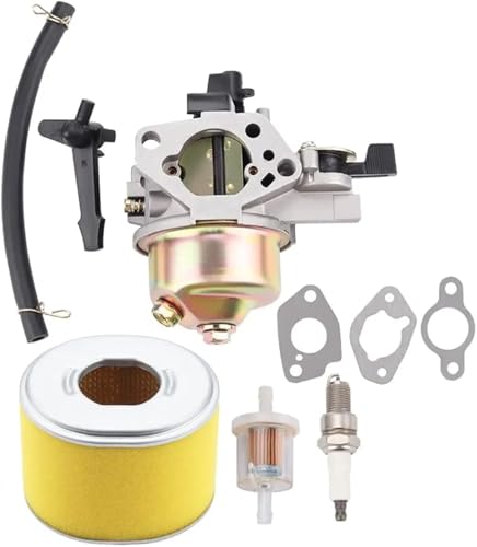 SQOFJGIGN Vergaser GX240 Vergaser Mit Luftfilter, Kraftstoffleitung Für GX270 GX 240 270 270cc 8HP 9HP Motor WT30X Wasserpumpe 16100-ZH9-W21 Kit Vergaser(1Set) von SQOFJGIGN