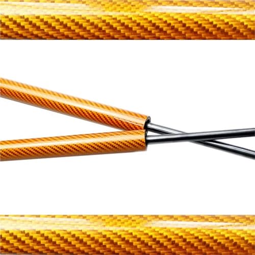 Haubendämpfer Für Kia Niro (DE) E-Niro EV 2016-2022 Front Hood Bonnet Modify Gas Struts Lift Support Shock Damper Requisiten Rod Bar Kolbenfeder Motorhaubenheberstütze Gasfeder(Orange carbon fiber) von SQOGJSGZ