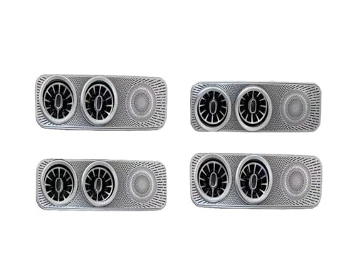 Klimaanlage Entlüftung Für Mercedes Für Benz V-Klasse W447 Für Vito V260 V220d V250 Dach Dekoration Vent Düse ABS Metall Modifizierte Teile Auto Decke Luftauslass Klimaanlagendüsen(Silver Style) Klimaanlage Entlüftung Für Mercedes Für Benz V-Klasse W447 Für Vito V260 V220d V250 Dach Dekoration Vent Düse ABS Metall Modifizierte Teile Auto Decke Luftauslass Klimaanlagendüsen(Silver Style) von SQOGJSGZ