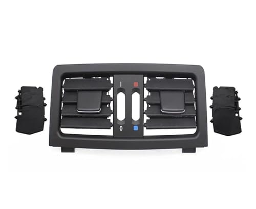 SQOGJSGZ Klimaanlage Entlüftung Für 5 Serie E60 E61 545i 550i 2003-2009 64226957974 LHD RHD -Auto Heckklimaanlagen AC -Vent -Kühlergrill -Auslass -Panel Abdeckung Klimaanlagendüsen(Schwarz) von SQOGJSGZ