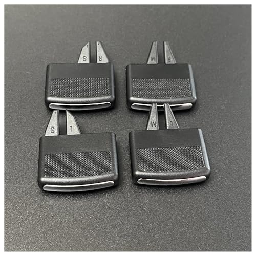 SQOGJSGZ Klimaanlage Entlüftung Für A4 B6 B7 2002-2008 8E0820951H 8E0820901F Auto Front Dashboard Klimaanlage Clip AC Vent Grill Pick Clip Trim Klimaanlagendüsen(1set-4PCS) von SQOGJSGZ