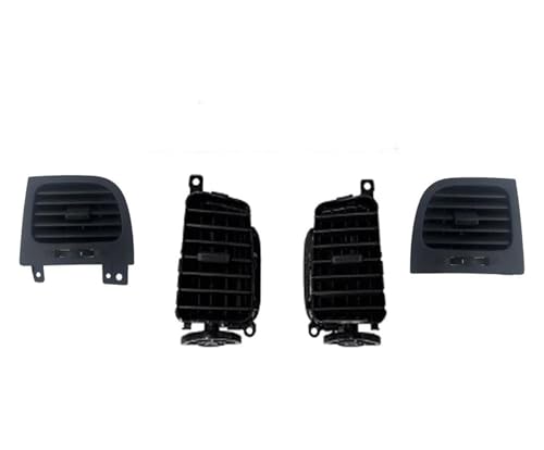 SQOGJSGZ Klimaanlage Entlüftung Für Hyundai Für Accent Für Hatchback 2006-2011 974101E000 974201E000 Vorne Zentrale Dashboard Air Vent Outlet Grill Panel Klimaanlagendüsen(4PCS) von SQOGJSGZ