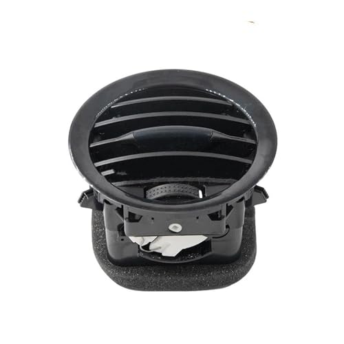 SQOGJSGZ Klimaanlage Entlüftung Für Opel ADAM Für Corsa D MK3 Für Vauxhall 13417363 2201099 Schwarz/Chrom A/C Air Vent Abdeckung Outlet Grille Passt Klimaanlagendüsen(1PC schwarz) von SQOGJSGZ