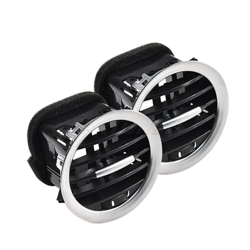 SQOGJSGZ Klimaanlage Entlüftung Für Opel Für Corsa D Adam 2201099 13417363 13365420 Auto Innen Dashboard Air Klimaanlage Outlet Chrom Air Vent Grille Klimaanlagendüsen(2 PCs) von SQOGJSGZ