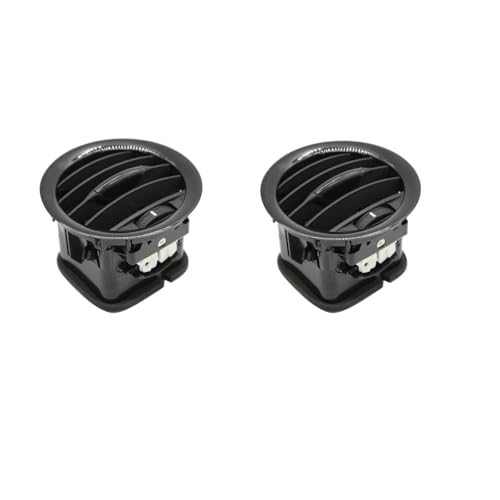 SQOGJSGZ Klimaanlage Entlüftung Für Opel Für Corsa D Adam 2201099 Klimaanlage Auto Air Vent Panel Grille Lüftungsgitter Luftauslass Düsengitter Klimaanlagendüsen(Black 2PCs) von SQOGJSGZ