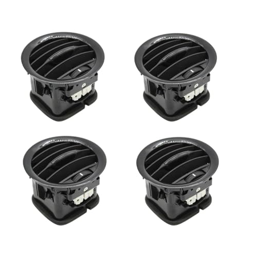 SQOGJSGZ Klimaanlage Entlüftung Für Opel Für Corsa D Adam 2201099 Klimaanlage Auto Air Vent Panel Grille Lüftungsgitter Luftauslass Düsengitter Klimaanlagendüsen(Black 4PCs) von SQOGJSGZ