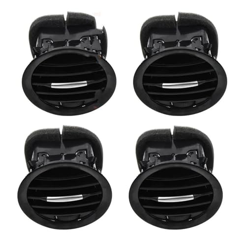 SQOGJSGZ Klimaanlage Entlüftung Für Opel Für Corsa D Adam 2201099 Klimaanlage Auto Air Vent Panel Grille Lüftungsgitter Luftauslass Düsengitter Klimaanlagendüsen(Chromate 4pcs) von SQOGJSGZ