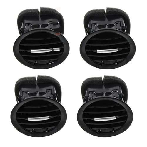 SQOGJSGZ Klimaanlage Entlüftung Für Opel Für Corsa D Für Adam 2201099 Klimaanlage Auto Air Vent Panel Gitter Lüftungsgitter Luftauslass Düsengitter Klimaanlagendüsen(Chromate 4pcs) von SQOGJSGZ